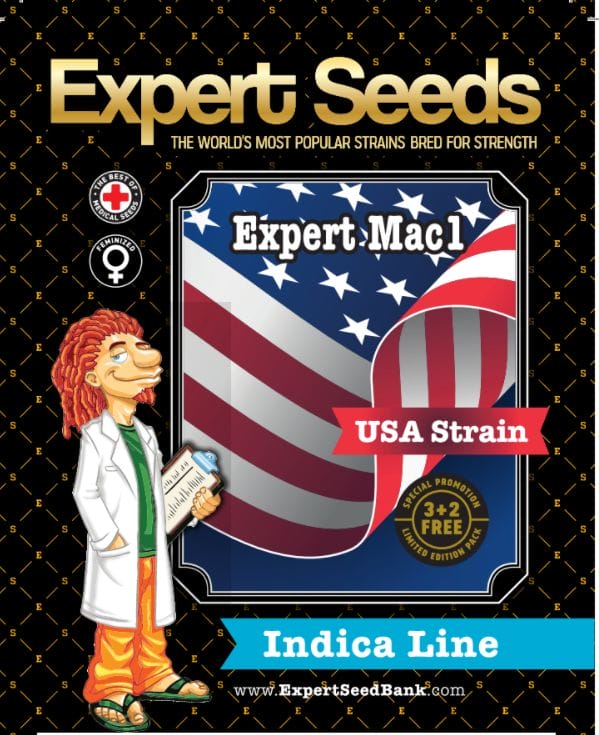 Expert Mac1 Feminised Cannabis Seeds by Expert Seeds